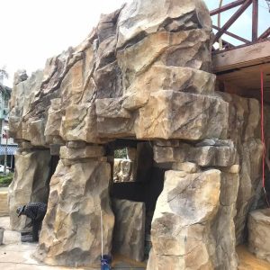 Núi nhân tạo – Đá nhân tạo