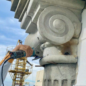 Phù điêu hoa văn mặt tiền