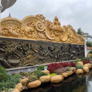 Phù điêu hoa văn mặt tiền