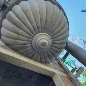 Phù điêu hoa văn mặt tiền