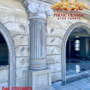 Phù điêu hoa văn mặt tiền