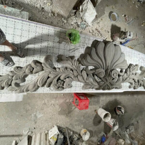 Phù điêu hoa văn mặt tiền