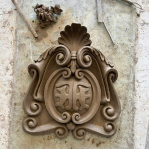 Phù điêu hoa văn mặt tiền