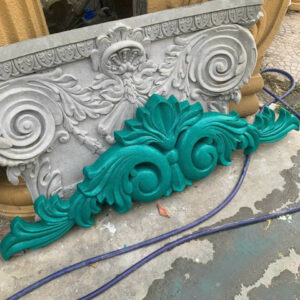 Phù điêu hoa văn mặt tiền