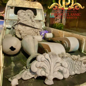 Phù điêu hoa văn mặt tiền