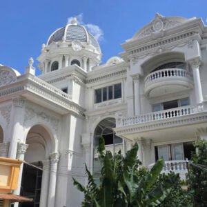 Phù điêu hoa văn mặt tiền