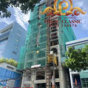 Phù điêu hoa văn mặt tiền