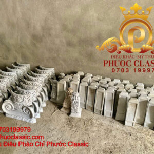 Phù điêu hoa văn mặt tiền