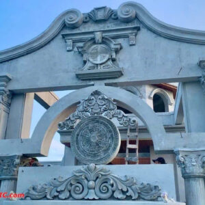 Phù điêu hoa văn mặt tiền