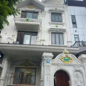 Phù điêu hoa văn mặt tiền