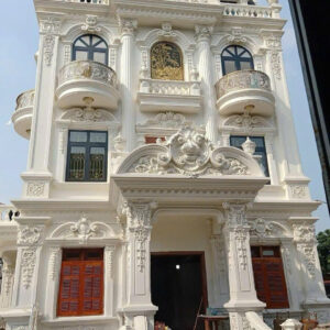 Phù điêu hoa văn mặt tiền