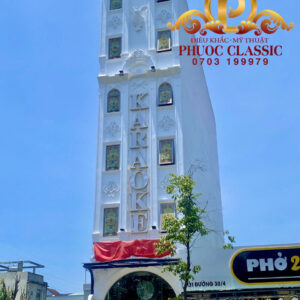 Phù điêu hoa văn mặt tiền