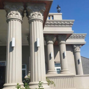 Phù điêu đầu cột