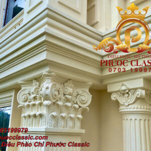 Phù điêu đầu cột
