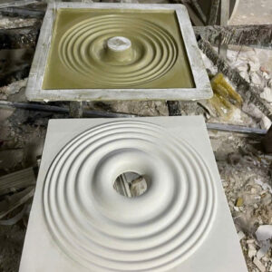 Chất liệu xi măng thạch cao nhựa composite 1