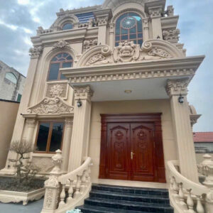 Phù điêu hoa văn mặt tiền