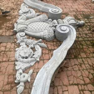 Phù điêu hoa văn mặt tiền