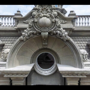 Phù điêu hoa văn mặt tiền