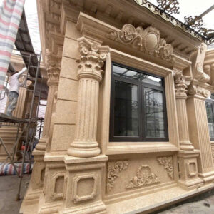 Phù điêu hoa văn mặt tiền