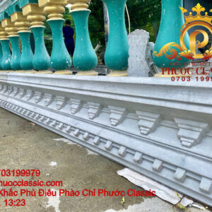 Phào chỉ xi măng sợi thủy tinh GRC