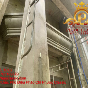 Phào chỉ xi măng sợi thủy tinh GRC