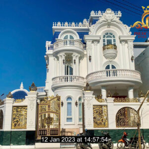 Phun sơn đá hạt cao cấp