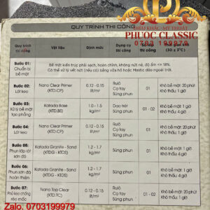 Phun sơn đá hạt cao cấp