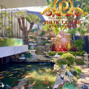 Hồ cá koi non bộ