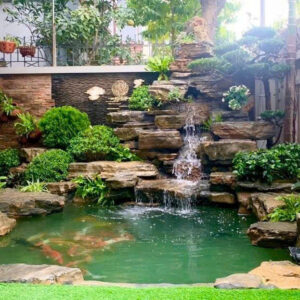 Hồ cá koi non bộ