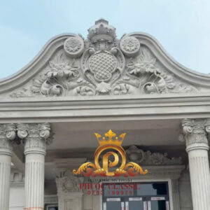 Phù điêu hoa văn mặt tiền