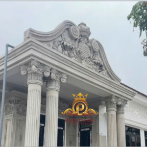 Phù điêu hoa văn mặt tiền