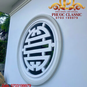 Phù điêu hoa văn mặt tiền