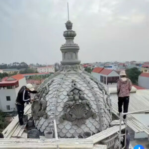 Phù điêu hoa văn mặt tiền