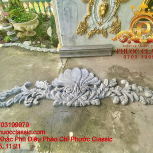 Phù điêu hoa văn mặt tiền