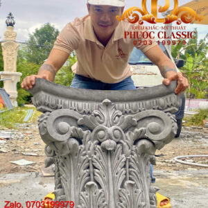 Phù điêu đầu cột