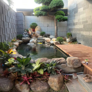 Hồ cá koi non bộ