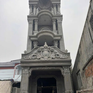 Phù điêu xi măng mặt tiền