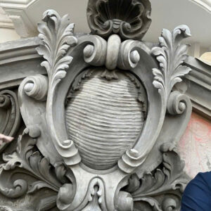 Phù điêu xi măng mặt tiền