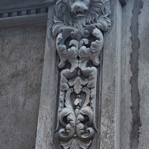 Phù điêu xi măng mặt tiền