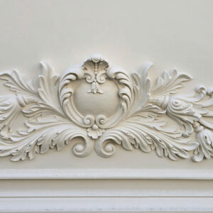 Phù điêu xi măng mặt tiền