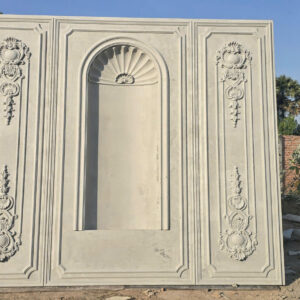 Phù điêu xi măng mặt tiền