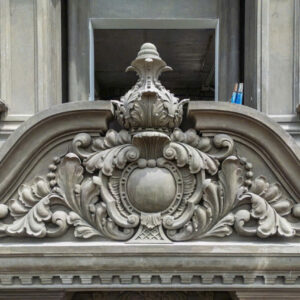 Phù điêu xi măng mặt tiền