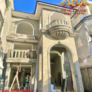 Phào chỉ xi măng mặt tiền