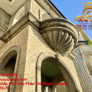 Phào chỉ xi măng mặt tiền