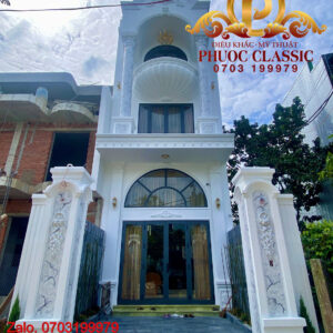 Phào chỉ xi măng mặt tiền