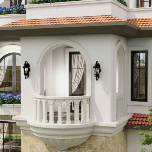 Phào chỉ xi măng mặt tiền