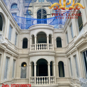 Phào chỉ xi măng mặt tiền