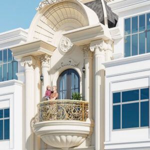 Phào chỉ xi măng mặt tiền