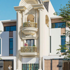 Phào chỉ xi măng mặt tiền