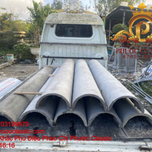 Phào chỉ xi măng mặt tiền